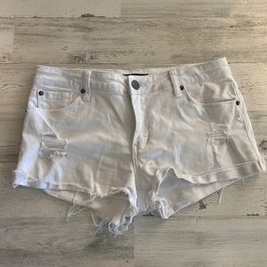 STS, blue white shorts, size 27